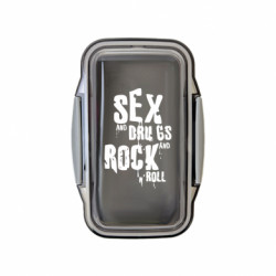 Ланч бокс Leo Sex, drugs and rock n roll - FATLINE Ланч бокс Leo Sex, drugs and rock n roll