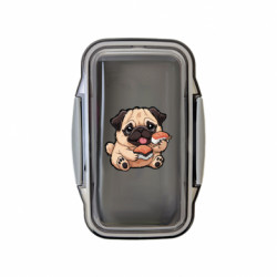 Ланч бокс Leo смешной мопс с едой - FATLINE Ланч бокс Leo смешной мопс с едой