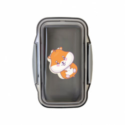 Ланч бокс Leo Смішний хом'як, що лежить на спині - FATLINE Ланч бокс Leo Смішний хом'як, що лежить на спині