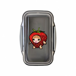 Ланч бокс Leo Strawberry cat meme - FATLINE Ланч бокс Leo Strawberry cat meme