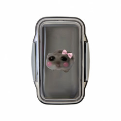 Ланч бокс Leo Сумний хом'як з бантиком мем - FATLINE Ланч бокс Leo Сумний хом'як з бантиком мем