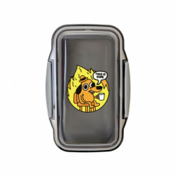 Ланч бокс Leo This is fine dog meme - FATLINE Ланч бокс Leo This is fine dog meme