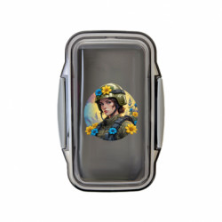 Ланч бокс Leo Українська військова в квітах - FATLINE Ланч бокс Leo Українська військова в квітах