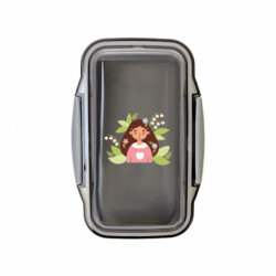 Ланч бокс Leo Весняна дівчина з конваліями - FATLINE Ланч бокс Leo Весняна дівчина з конваліями