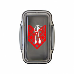 Ланч бокс Leo Вишиванка з зав'язкою - FATLINE Ланч бокс Leo Вишиванка з зав'язкою