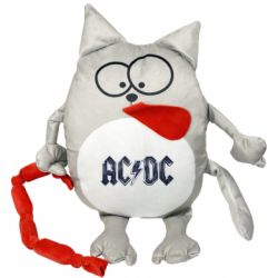 Мягкая игрушка Котик AC/DC Logo