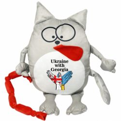 М'яка іграшка Котик Україна з Грузією - FATLINE М'яка іграшка Котик Україна з Грузією