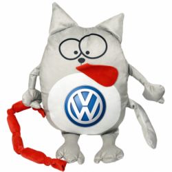 Мягкая игрушка Котик Volkswagen Small Logo - FATLINE Мягкая игрушка Котик Volkswagen Small Logo