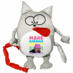 М'яка іграшка Котик Зроби Америку знову великою - FATLINE М'яка іграшка Котик Зроби Америку знову великою