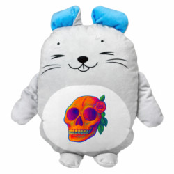М'яка іграшка Мишеня Кольоровий череп - FATLINE М'яка іграшка Мишеня Кольоровий череп