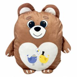 М'яка іграшка Ведмежа Люблю Україну птичка - FATLINE М'яка іграшка Ведмежа Люблю Україну птичка