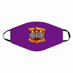 Маска для лица Deep Rock Galactic You know The drill - FATLINE Маска для лица Deep Rock Galactic You know The drill