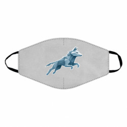 Маска для лица Волк полигональный