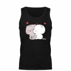 Мужская майка Peach and Goma Cutie Cats - FATLINE Мужская майка Peach and Goma Cutie Cats