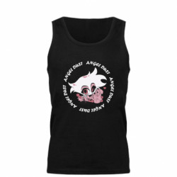 Мужская майка Hazbin Hotel Angel dust