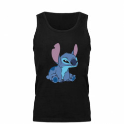 Мужская майка Подозрительный Стич - FATLINE Мужская майка Подозрительный Стич