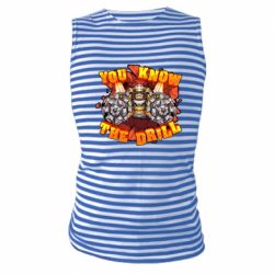 Майка-тельняшка Deep Rock Galactic You know The drill - FATLINE Майка-тельняшка Deep Rock Galactic You know The drill