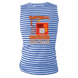 Майка-тільняшка Electrical Engineer - FATLINE Майка-тільняшка Electrical Engineer