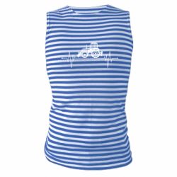 Майка-тельняшка Трактор импульс - FATLINE Майка-тельняшка Трактор импульс