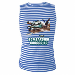 Майка-тельняшка BOMBARDIRO CROCODILO - FATLINE Майка-тельняшка BOMBARDIRO CROCODILO