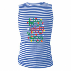 Майка-тельняшка Ho Ho Ho Mickey Mouse - FATLINE Майка-тельняшка Ho Ho Ho Mickey Mouse