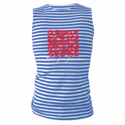 Майка-тільняшка Kisses. Love you forever - FATLINE Майка-тільняшка Kisses. Love you forever