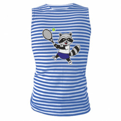 Майка-тільняшка Єнотка-Тенісистка або Королева корту - FATLINE Майка-тільняшка Єнотка-Тенісистка або Королева корту