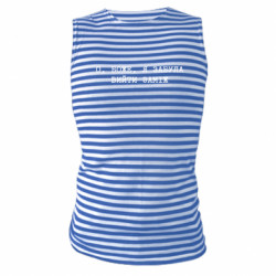 Майка-тельняшка О, Боже, я забыла выйти замуж - FATLINE Майка-тельняшка О, Боже, я забыла выйти замуж