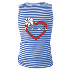 Майка-тельняшка Серце і Полтава - FATLINE Майка-тельняшка Серце і Полтава