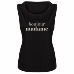 Женская майка Bonjour Madame - FATLINE Женская майка Bonjour Madame