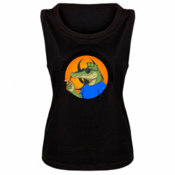 Женская майка хладнокровный, но с характером