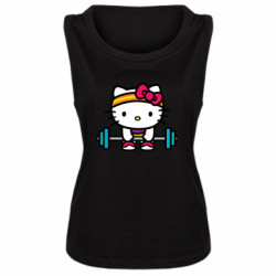 Женская майка Kitty`s GYM - FATLINE Женская майка Kitty`s GYM