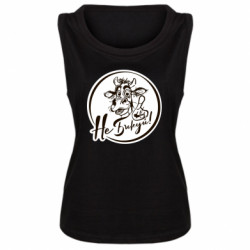 Женская майка Не Быкуй! - FATLINE Женская майка Не Быкуй!