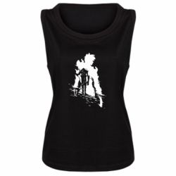 Женская майка Поднятие уровня в одиночку - FATLINE Женская майка Поднятие уровня в одиночку