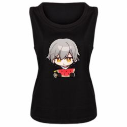 Женская майка Star Rail main male character - FATLINE Женская майка Star Rail main male character