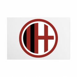 Металлическая табличка AC Milan - FATLINE Металлическая табличка AC Milan