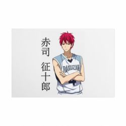 Металлическая табличка Akashi Seijuro - FATLINE Металлическая табличка Akashi Seijuro