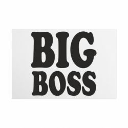 Металева табличка Big Boss (Великий Бос) - FATLINE Металева табличка Big Boss (Великий Бос)