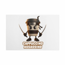 Металлическая табличка Cappuccino Assassino - FATLINE Металлическая табличка Cappuccino Assassino