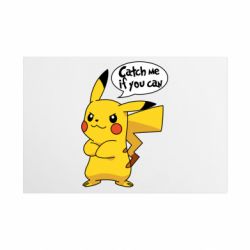 Металлическая табличка Catch me if you can - FATLINE Металлическая табличка Catch me if you can