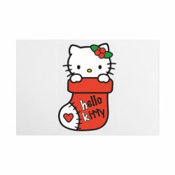Металлическая табличка Christmas Hello Kitty - FATLINE Металлическая табличка Christmas Hello Kitty