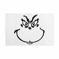 Металлическая табличка Гринч Улыбка - FATLINE Металлическая табличка Гринч Улыбка