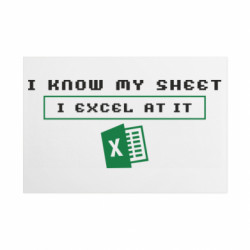 Металлическая табличка I know my sheet - FATLINE Металлическая табличка I know my sheet