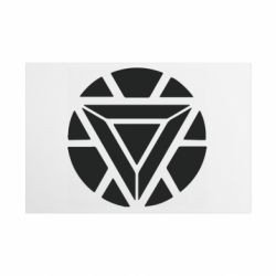 Металлическая табличка Iron Man Heart - FATLINE Металлическая табличка Iron Man Heart