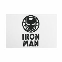 Металлическая табличка Iron man text - FATLINE Металлическая табличка Iron man text