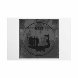 Металлическая табличка Киев Old School - FATLINE Металлическая табличка Киев Old School