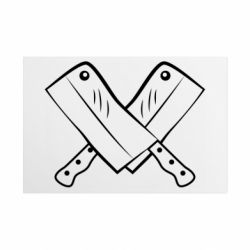 Металева табличка Knives - FATLINE Металева табличка Knives