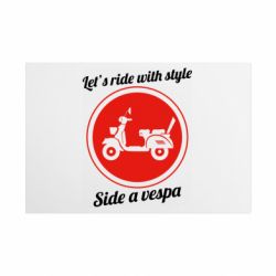 Металлическая табличка Let's Ride With Style - FATLINE Металлическая табличка Let's Ride With Style