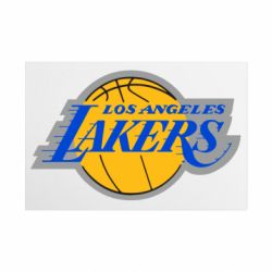 Металлическая табличка Los Angeles Lakers - FATLINE Металлическая табличка Los Angeles Lakers