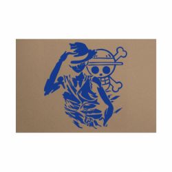 Металлическая табличка Манки Д с черепом - FATLINE Металлическая табличка Манки Д с черепом